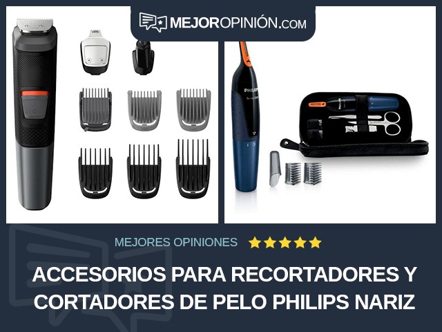 Accesorios para recortadores y cortadores de pelo Philips Nariz