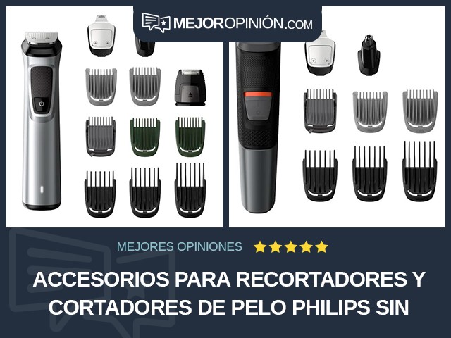 Accesorios para recortadores y cortadores de pelo Philips Sin cable