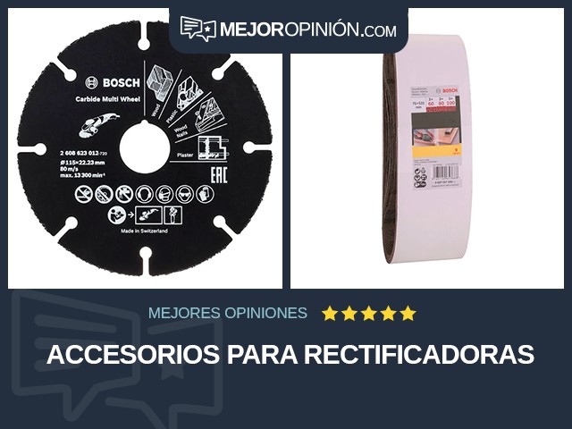 Accesorios para rectificadoras