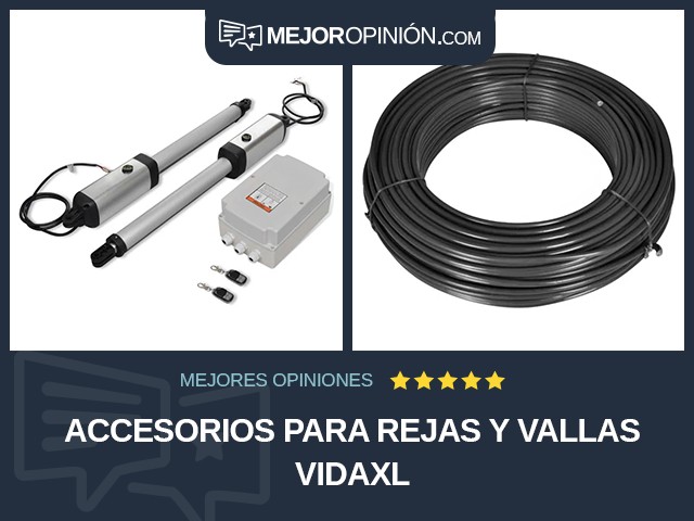 Accesorios para rejas y vallas vidaXL