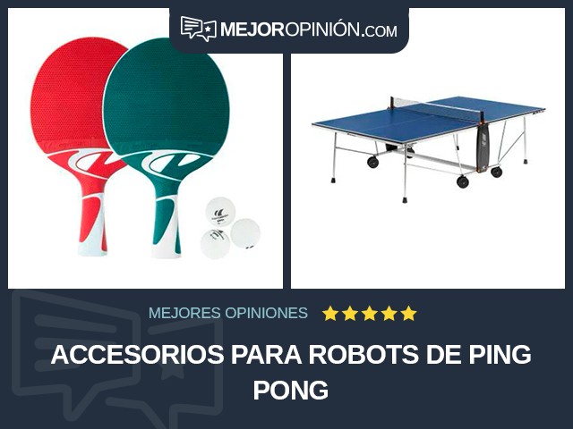 Accesorios para robots de ping pong
