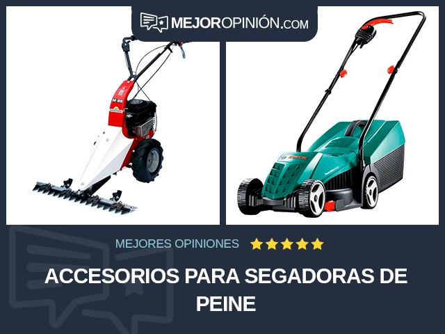 Accesorios para segadoras de peine