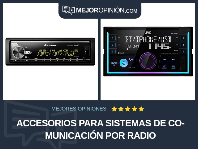 Accesorios para sistemas de comunicación por radio