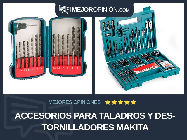 Accesorios para taladros y destornilladores Makita