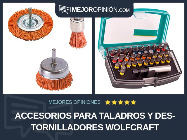 Accesorios para taladros y destornilladores Wolfcraft