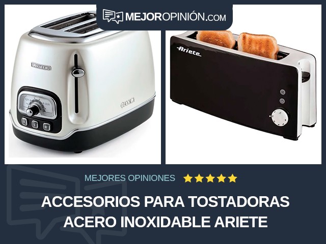 Accesorios para tostadoras Acero inoxidable Ariete