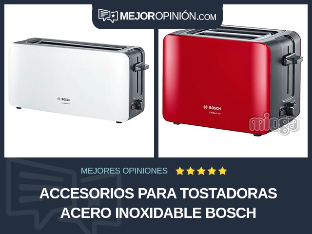 Accesorios para tostadoras Acero inoxidable Bosch