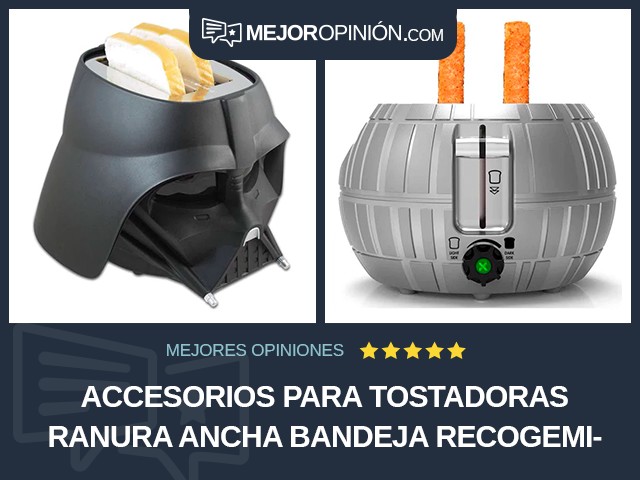 Accesorios para tostadoras Ranura ancha Bandeja recogemigas