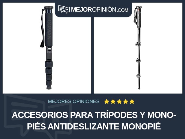 Accesorios para trípodes y monopiés Antideslizante Monopié