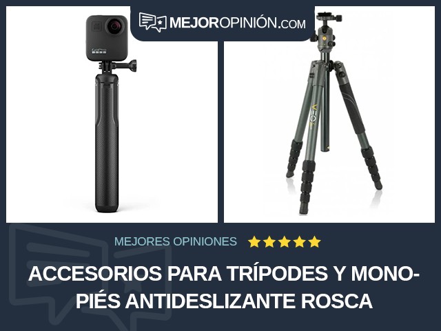 Accesorios para trípodes y monopiés Antideslizante Rosca