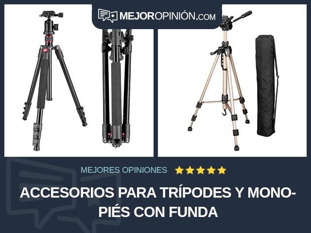 Accesorios para trípodes y monopiés Con funda