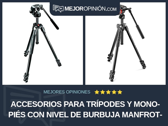 Accesorios para trípodes y monopiés Con nivel de burbuja Manfrotto