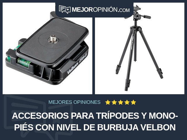 Accesorios para trípodes y monopiés Con nivel de burbuja Velbon