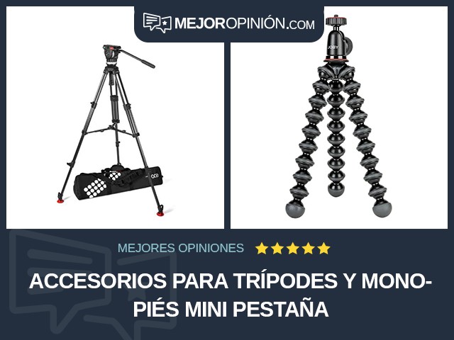 Accesorios para trípodes y monopiés Mini Pestaña