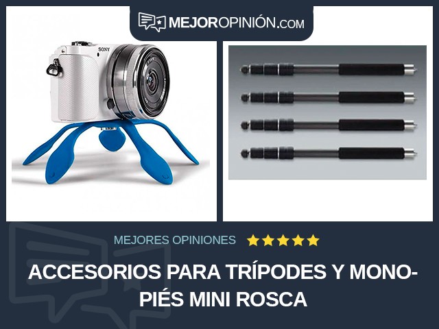 Accesorios para trípodes y monopiés Mini Rosca