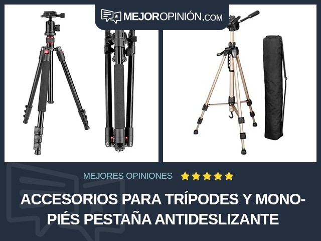 Accesorios para trípodes y monopiés Pestaña Antideslizante