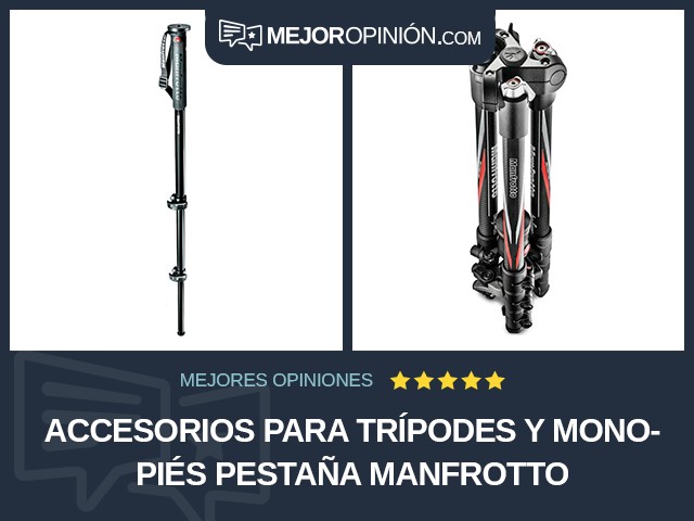 Accesorios para trípodes y monopiés Pestaña Manfrotto