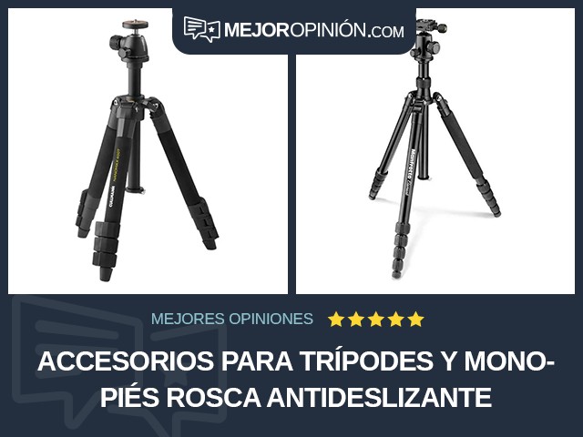 Accesorios para trípodes y monopiés Rosca Antideslizante