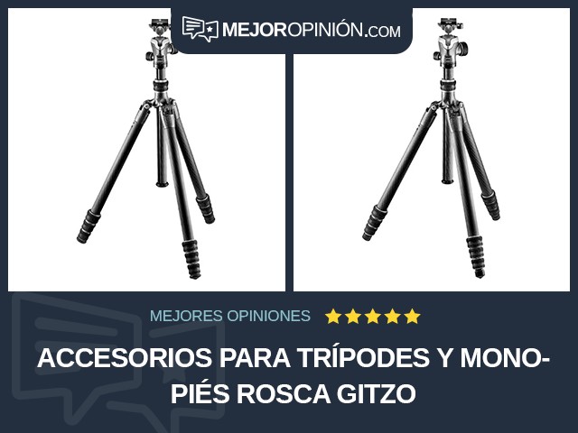 Accesorios para trípodes y monopiés Rosca Gitzo