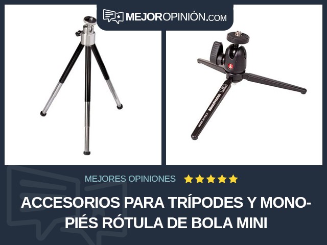 Accesorios para trípodes y monopiés Rótula de bola Mini