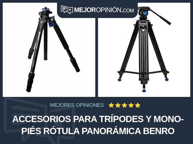 Accesorios para trípodes y monopiés Rótula panorámica BENRO