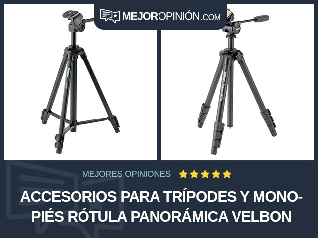 Accesorios para trípodes y monopiés Rótula panorámica Velbon