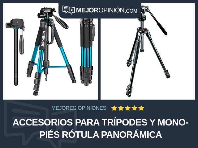 Accesorios para trípodes y monopiés Rótula panorámica