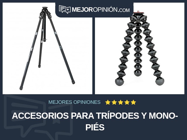 Accesorios para trípodes y monopiés