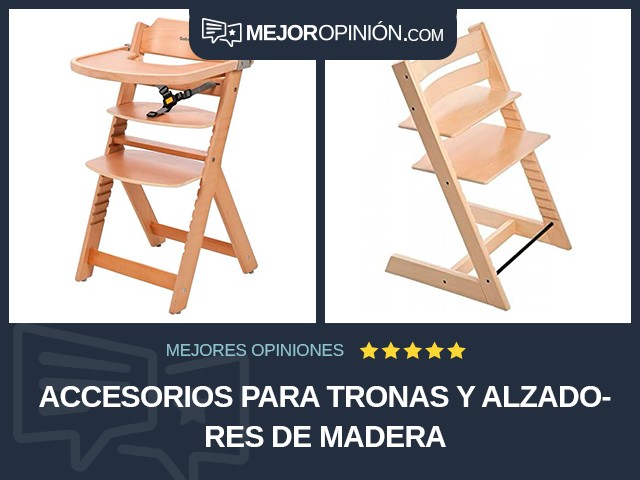 Accesorios para tronas y alzadores De madera