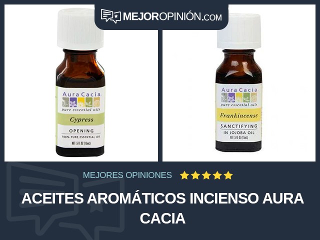 Aceites aromáticos Incienso Aura Cacia