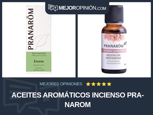 Aceites aromáticos Incienso Pranarom