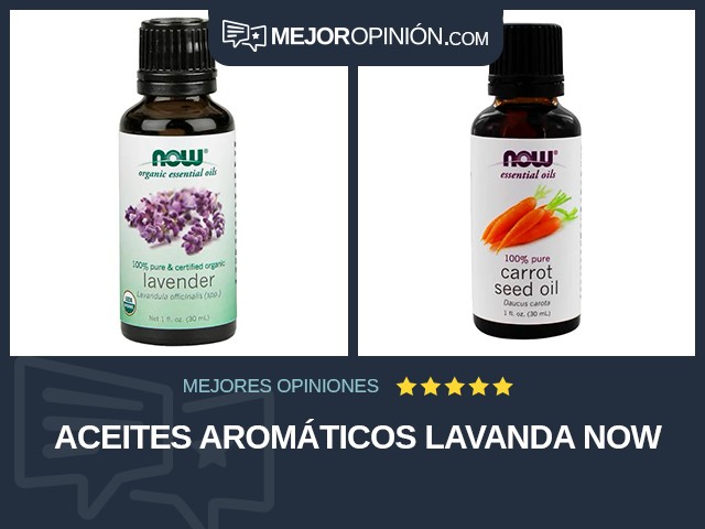 Aceites aromáticos Lavanda NOW