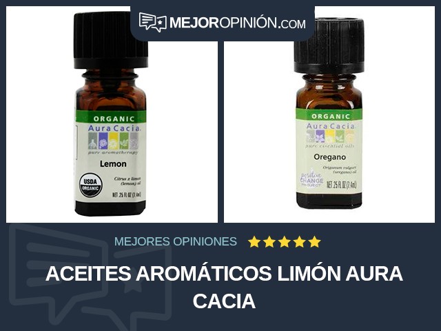 Aceites aromáticos Limón Aura Cacia