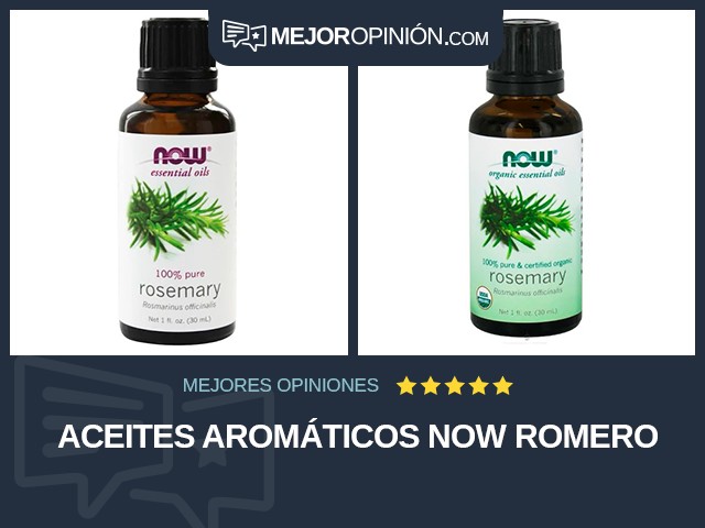 Aceites aromáticos NOW Romero