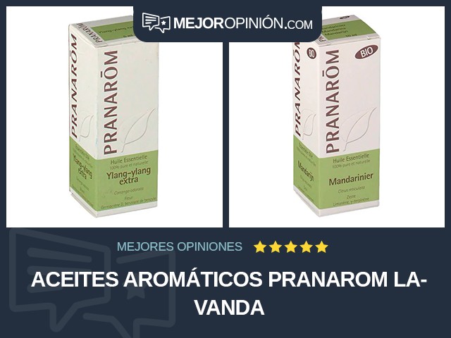 Aceites aromáticos Pranarom Lavanda