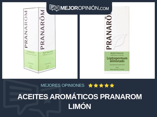 Aceites aromáticos Pranarom Limón