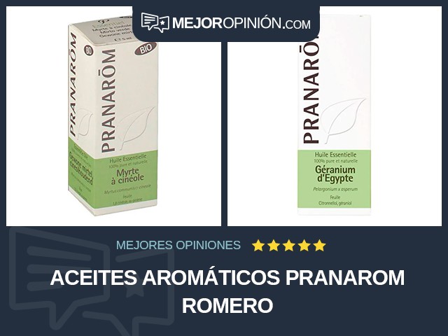 Aceites aromáticos Pranarom Romero