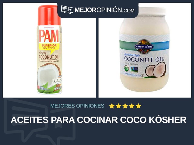 Aceites para cocinar Coco Kósher