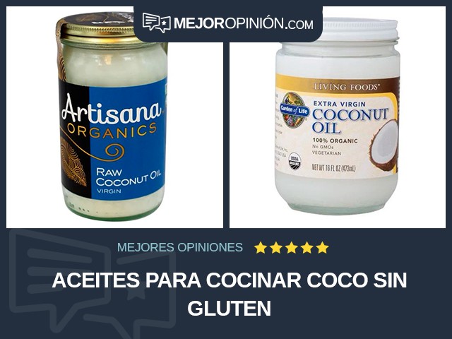 Aceites para cocinar Coco Sin gluten