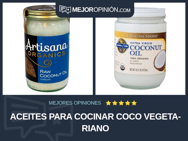 Aceites para cocinar Coco Vegetariano