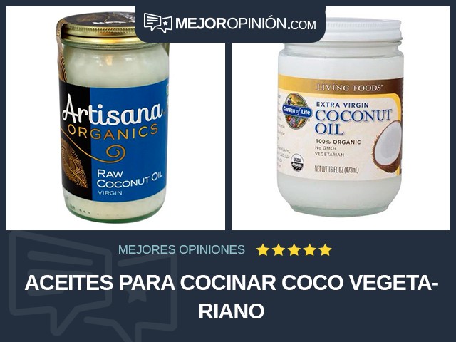 Aceites para cocinar Coco Vegetariano