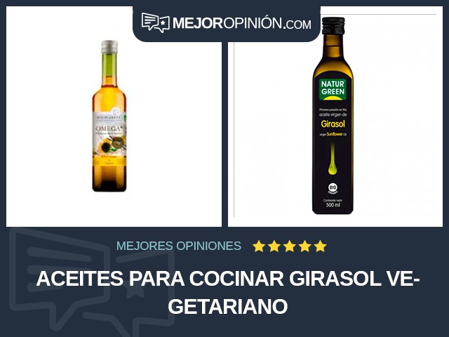 Aceites para cocinar Girasol Vegetariano