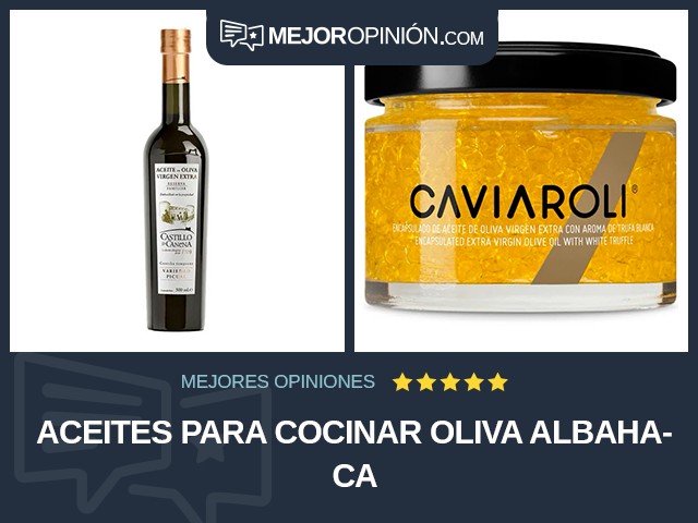 Aceites para cocinar Oliva Albahaca