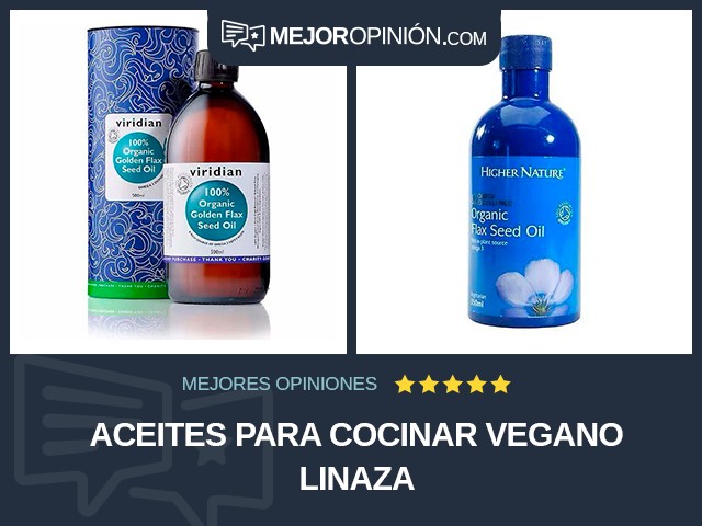 Aceites para cocinar Vegano Linaza