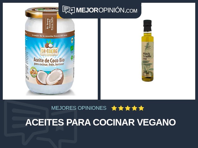 Aceites para cocinar Vegano