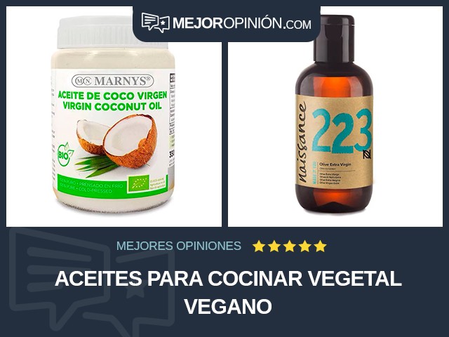 Aceites para cocinar Vegetal Vegano