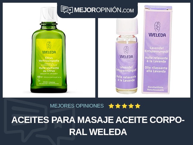 Aceites para masaje Aceite corporal Weleda