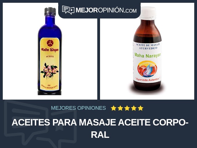 Aceites para masaje Aceite corporal