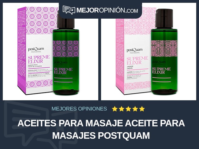 Aceites para masaje Aceite para masajes PostQuam