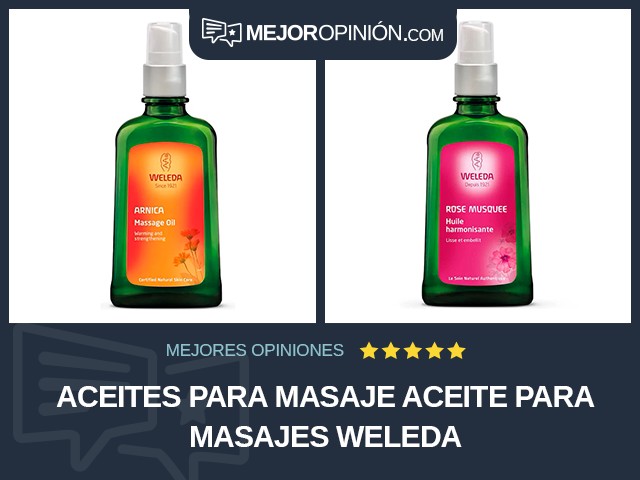 Aceites para masaje Aceite para masajes Weleda